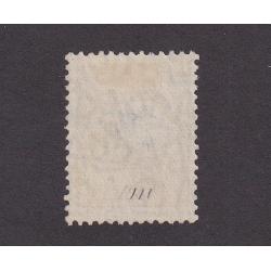 (BB10124) AUSTRALIA · 1929: c.t.o. 5/- grey & yellow-orange Roo (SM Wmk) BW 45Aw · gum has been removed and the stamp is o/c to top but still very collectable with a c.v. of AU$250 (2 images)