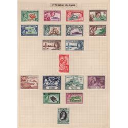 (BB15309L) PITCAIRN ISLANDS · 1940/73: mounted collection of mainly mint sets and oddments from the period in excellent to VF condition · 70 stamps (4 images)