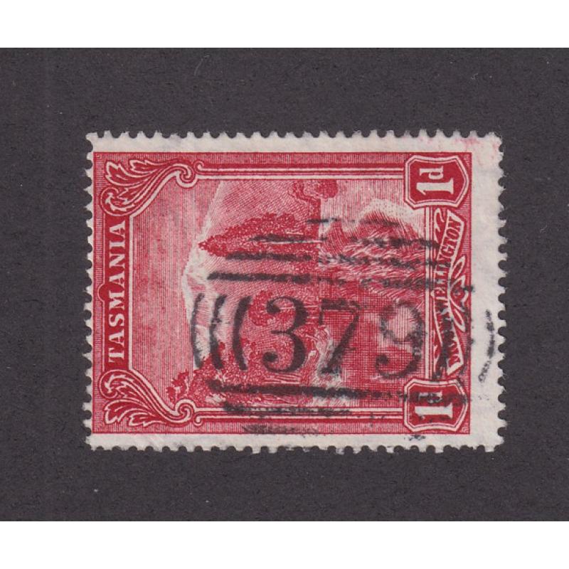 (BL1615) TASMANIA · 1900: an excellent example of BN379 (used at STONOR) on a 1d Pictorial · rated RRR ..... rarer still on this stamp!