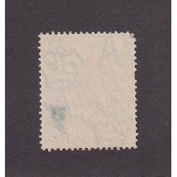 (DA1170) AUSTRALIA · 1918: used ½d yellowish-green KGV defin (LM Wmk) with THIN FRACTION BAR AT RIGHT variety BW 65E(5)s · small thin and a 'weak' NW corner but quite presentable if you are after an example · c.v. AU$250 (2 images)