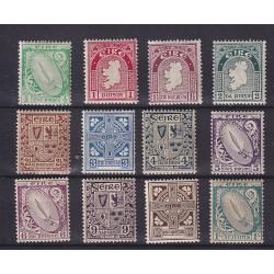 (DA1189) IRELAND · 1922: MNH definitive set SG 71/82 · gum condition varies so please view both largest images · NO issues visible from money side · total c.v. £100 (12)