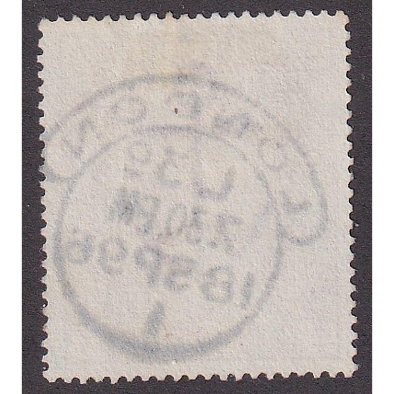 (DA1513) GREAT BRITAIN · 1883: used 2/6d lilac QV (large Anchor wmk) on white paper SG 178 · any imperfections are v.minor · nicely centred with full perfs · c.v. £160 (2 images)