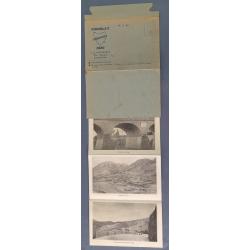 (FE1031) TASMANIA · 1940s: DARGAVILLE'S TASMANIAN VIEWS (No.2) with 12 foldout b&w statewide views · cover showing signs of wear · contents are fine · rare item in my experience (2 images)