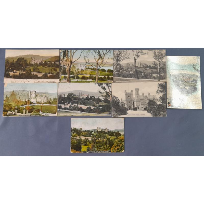 (FE1032) TASMANIA · 8x pre-WWI cards by W.T. Pater, McVilly & Little, Mather & Co. et al with different views of GOVERNMENT HOUSE, HOBART · see full description (8)