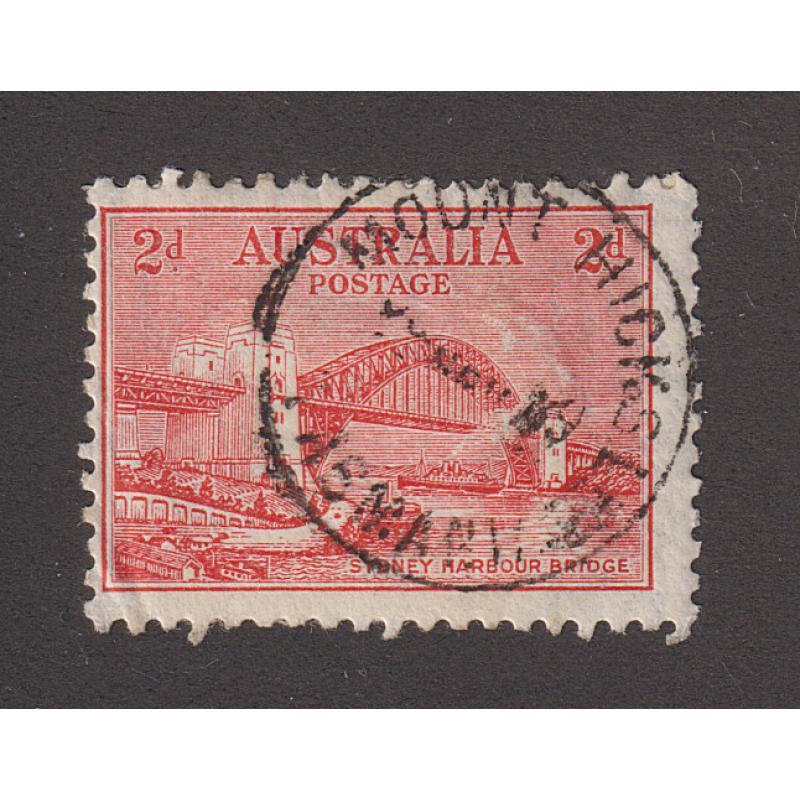 (JB1628) TASMANIA ·  c.1931: excellent example of the MOUNT HICKS LWR Type 2(x) cds · postmark is rated 2R