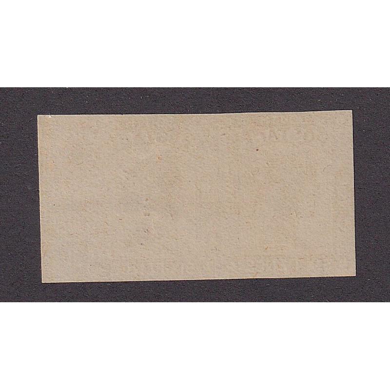 (LD1090) NEW SOUTH WALES · 1888: re-printed marginal pair of 6d Vandyke brown QV Laureate on thick yellowish paper as per SG 72 · VF condition (2 images)