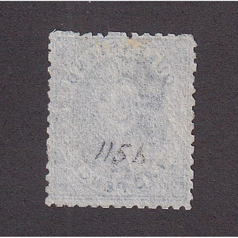 (LD1109) QUEENSLAND · 1868: used Plate II 2d deep blue QV Chalon (Crown/Q · perf.12½) SG 115d · any imperfections are v.minor · c.v. £850 (2 images)