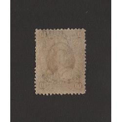 (LD1548) QUEENSLAND · 1882: unused 10/- brown QV Chalon (Crown/Q wmk · thin paper) SG 155 · a very small amount of OG · c.v. for mint £250 (2 images)