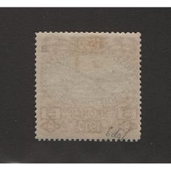 (LD1607) AUSTRIA · 1910: fresh NLH 5k bistre & dark violet Franz Josef Jubilee commemorative Scott #143 · fine condition front/back · c.v. US$110 (2 images)