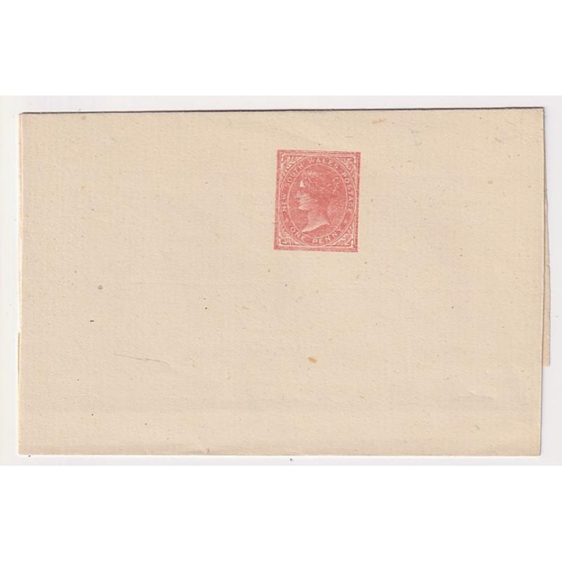 (MK1003) NEW SOUTH WALES · 1869: unused 1d red QV Wrapper H&G E3 in fine condition