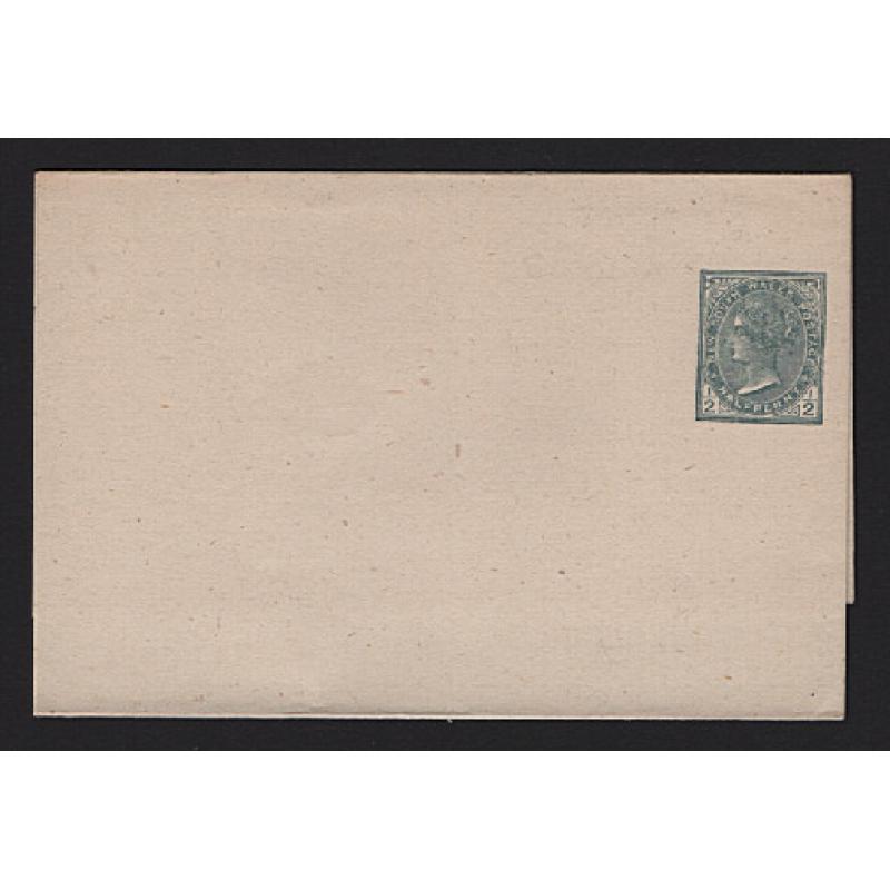 (MK15023) NEW SOUTH WALES · 1892: unused ½d grey QV wrapper H&G E6 in fine condition