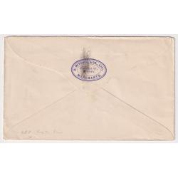 (MK15024) NEW SOUTH WALES · 1901: used stamped-to-order envelope used by D. Mitchell & Co. Ltd. with 1d rose Shield indicium H&G KB7 · quite exhibitable condition