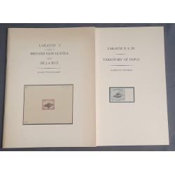 (MM1453A) LAKATOI I · BRITISH NEW GUINEA & DE LA RUE and LAKATOI II & III · TERRITORY OF PAPUA by H. Croaker · paperbacks published by the author · see full description (2 sample images)