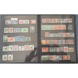 (PB1044L) AUSTRALIA · 5 Hagners housing an clean assembly of MNH/M/U pre-decimal oddments including some "better" items · see full description · 200+ stamps (4 sample images)