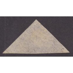 (PL1103) CAPE OF GOOD HOPE · 1864: finely used 6d bright mauve Cape Triangle SG 20 with 3 excellent margins · see full description · c.v. £550 (2 images)