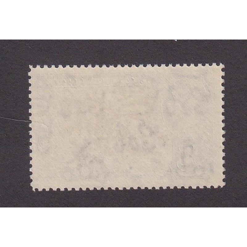 (PR1045) JAMAICA · 1949: very fresh MLH £1 chocolate & violet KGVI pictorial definitive SG 133a in fine condition · c.v. £60 (2 images)