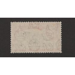 (PR1756) GIBRALTAR · 1944: fresh MLH 5/- black & carmine KGVI pictorial definitive perf.13 SG 129b · very nice condition front/reverse · c.v. £38 (2 images)