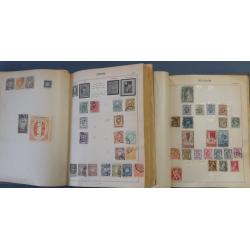 (RF1006A) WORLDWIDE · two Wm Ackland albums from the 1920s housing an extensive collection · contains earlier material with the occasional modest picking noted · usual mixed condition · few 1000 (10 sample images)