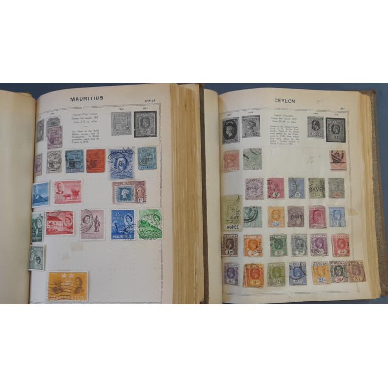 (RF1006A) WORLDWIDE · two Wm Ackland albums from the 1920s housing an extensive collection · contains earlier material with the occasional modest picking noted · usual mixed condition · few 1000 (10 sample images)