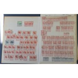 (RF1014A) AUSTRALIA · stockbook housing an accumulation of mainly pre-decimal oddments including some Roos/KGV ·also some Australian states and some overseas · also a handful of retired circuit sheets · mixed condition · many 100s (6 sample images)