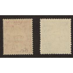 (RF1504) AUSTRALIA  · 1935: MNH Anzac Commemorative duo SG 154/55 · 2d has light pencilled number on back / the 1/- is in fine condition front/reverse · c.v. £45 (2 images)