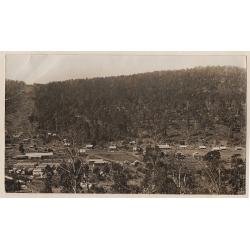 (SS15154L) TASMANIA · c.1914: two large photographs 262x152mm making up a part panoramic view of WADDAMANA where an electric power station was under construction · see full description(2)