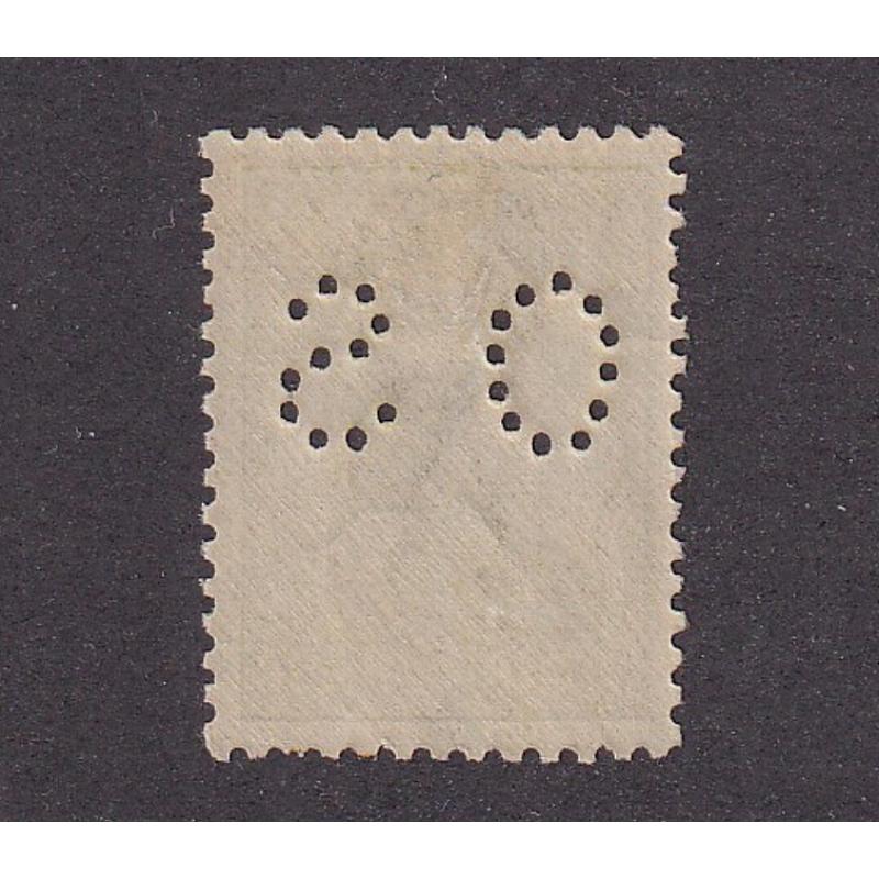 (ST1543) AUSTRALIA · 1918: fresh MLH Die I 3d olive Roo (3rd Wmk) punctured 'OS' BW 13Eb · well-centred and in fine condition front/reverse · c.v. AU$175 (2 images)