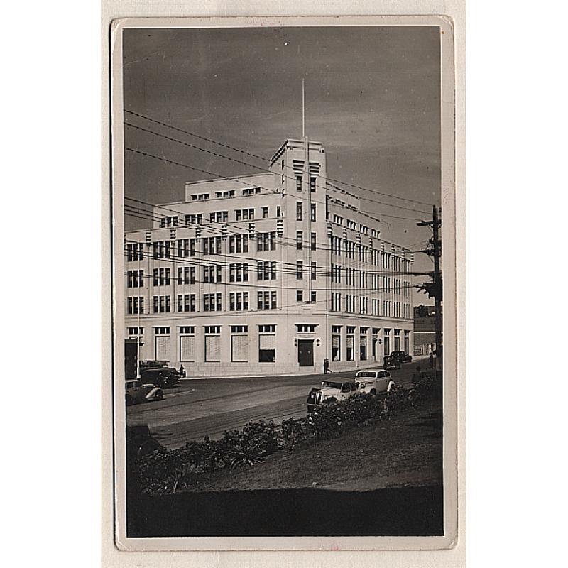 (WW15124) TASMANIA ·  c.1950: real photo card by J.C. Breaden with a view of the HYDRO-ELECTRIC COMMISSION BUILDING HOBART · message on verso but not postally used · excellent condition